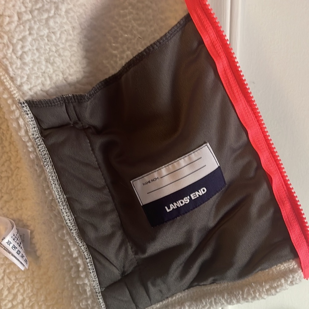 Lands End Fleece Lightweight Jacket - Picture 10 of 12